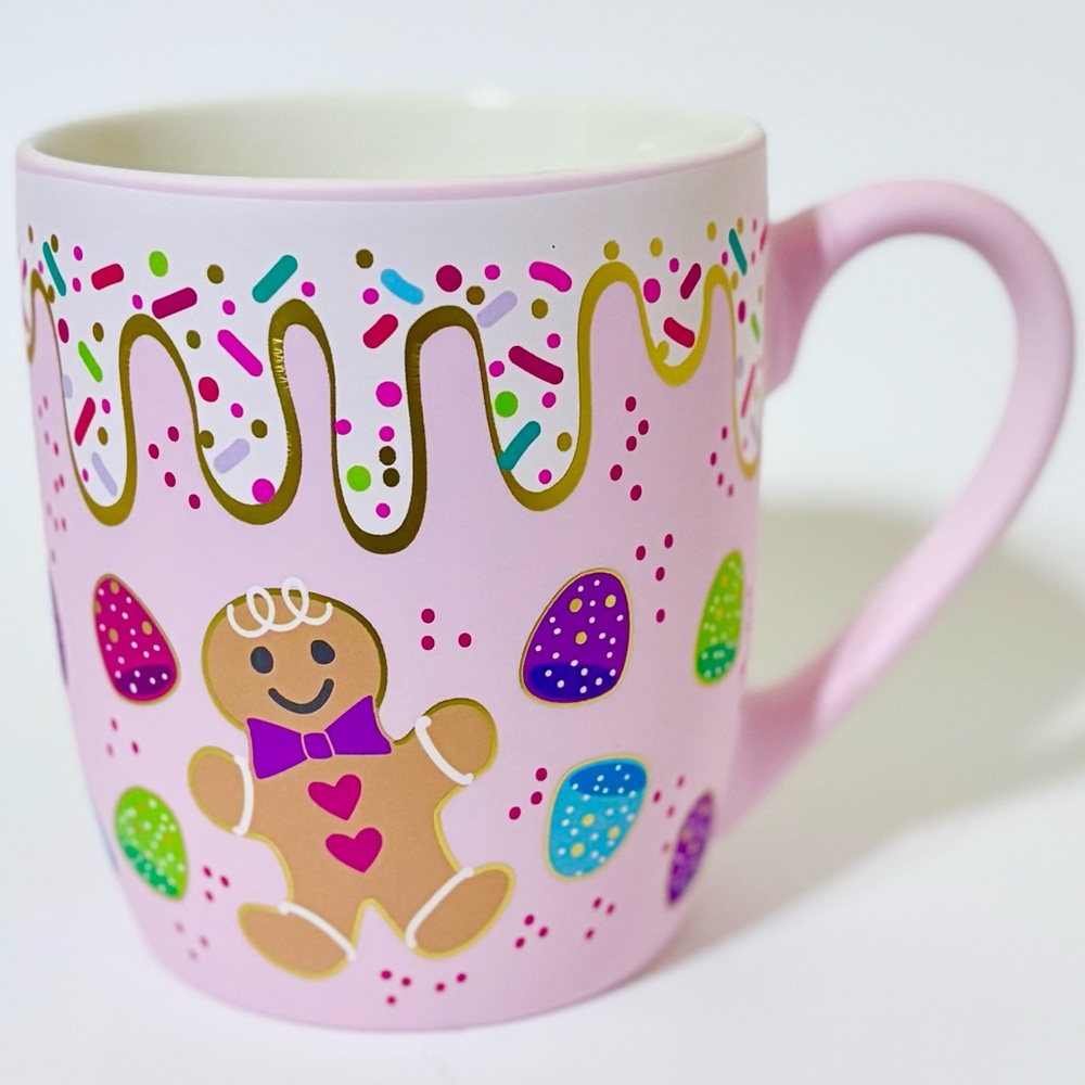 💕Pink Gingerbread Gum Drops Mug